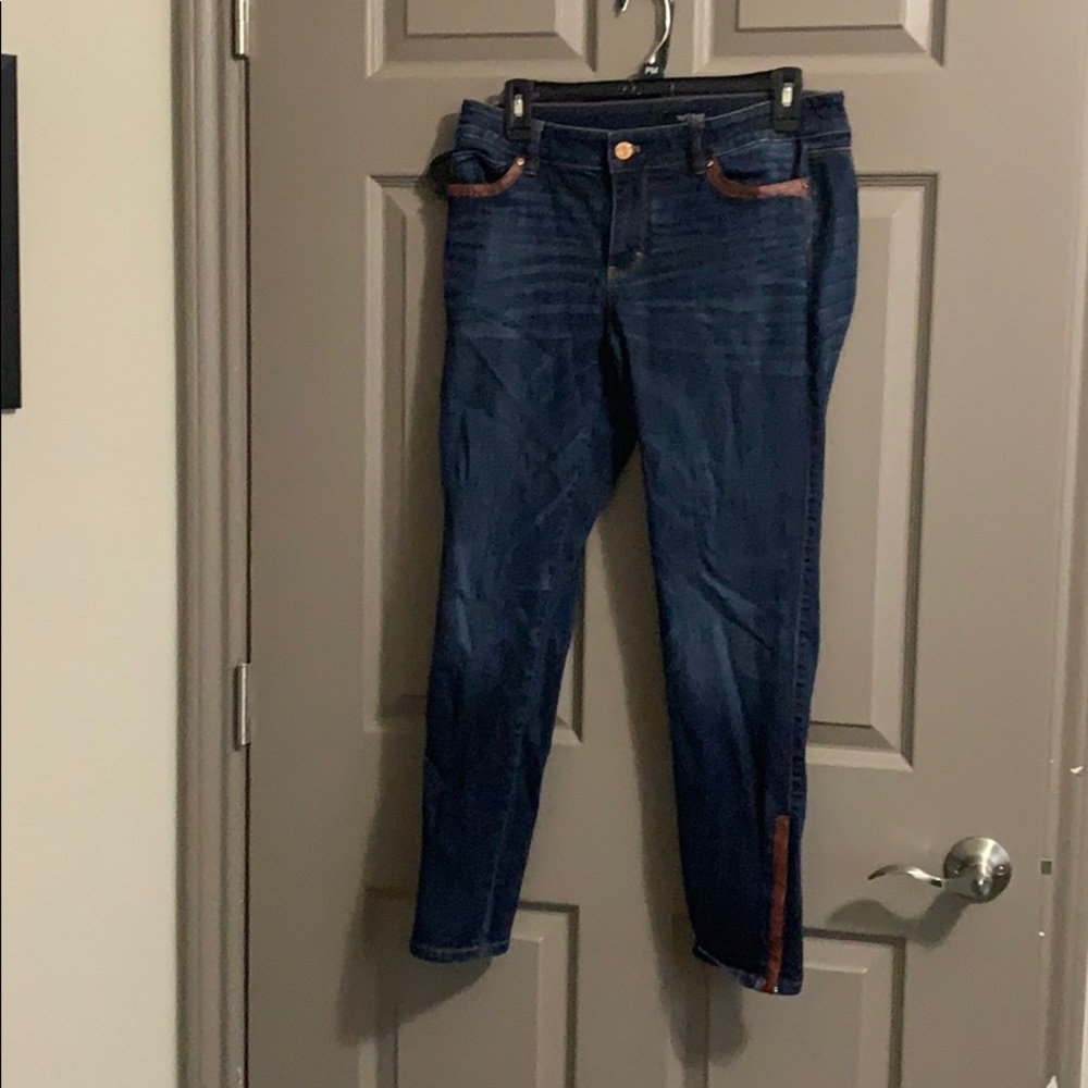 Dark washed jeans